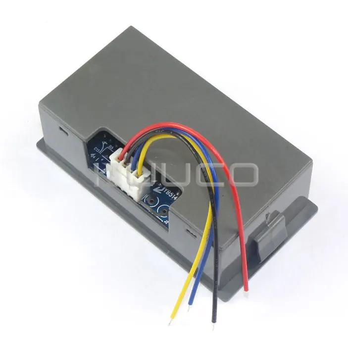 Цифровой Амперметр +/-0 ~ 50A измеритель тока красный светодиодный амперметр