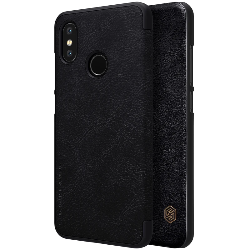Чехол для Xiaomi MI 8 Роскошный деловой кожаный чехол с откидной крышкой NILLKIN