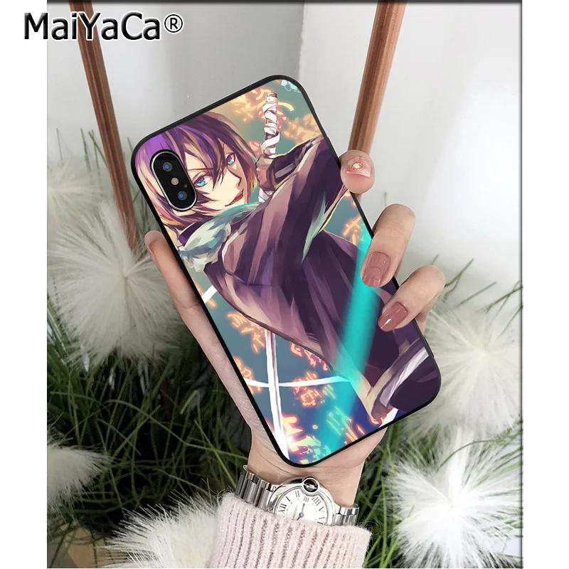 MaiYaCa Noragami yato аниме Силиконовый ТПУ мягкий черный чехол для телефона Apple iPhone 8 7 6 6S