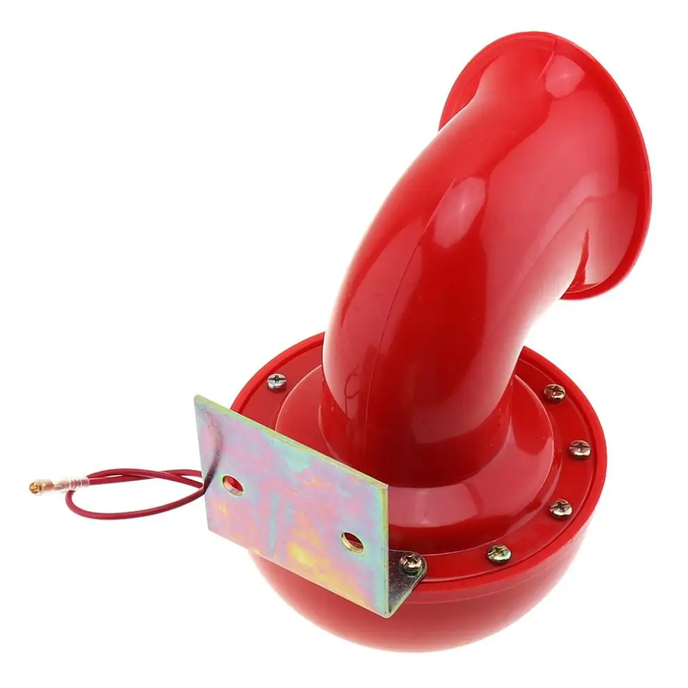 12V 115dB Красный Универсальный Прочный Электрический Бешеный бык воздушный рожок для автомобиля/грузовика/мотоцикла