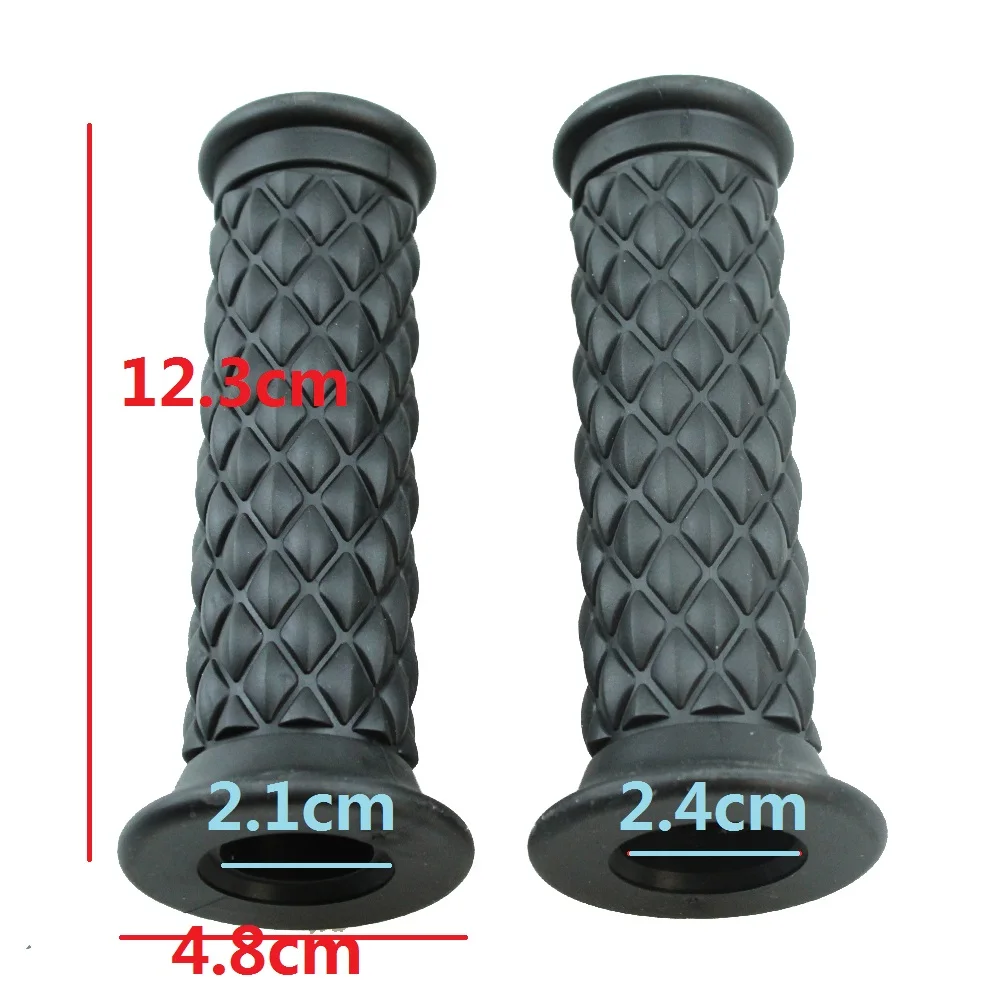 

FTMTACC 7/8" Retro Rubber Handlebar Hand Grip Universal For Honda Yamaha Suzuki Kawasaki Cafe Racer Bobber Custom