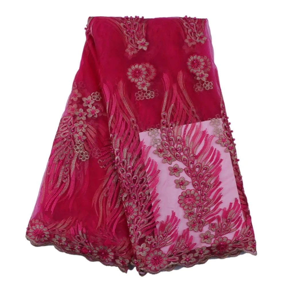 Новое поступление 2017 года Африканский тюль Кружево чистая шнур Высокое качество