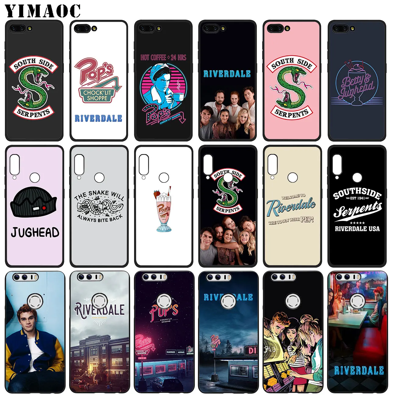 Мягкий силиконовый чехол YIMAOC Riverdale South Side Serpents для Huawei Honor 20 Pro 8C 8X 8 9 9X 10 Lite 7X 7A