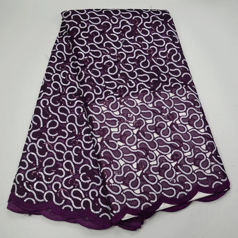 Высокое качество популярная африканская органза вышивка швейцарская вуаль