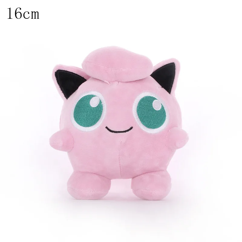 Jigglypuff 16cm Рождественский подарок Аниме Пикачу чармандер Бульбазавр белка эльф плюшевые мягкие куклы прекрасная коллекция детские игрушки - Цвет: Jigglypuff 16cm