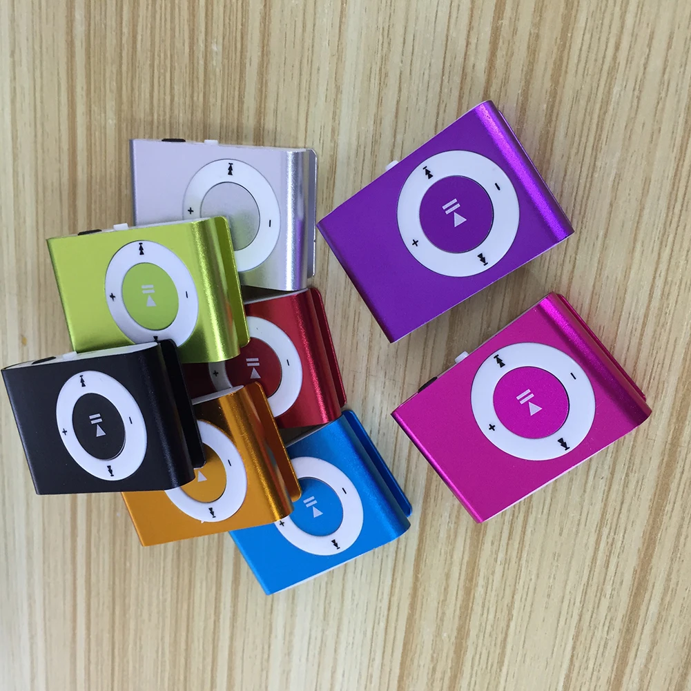 Мини Клип MP3-плеер Водонепроницаемый Спорт MP3 музыкальный плеер портативный