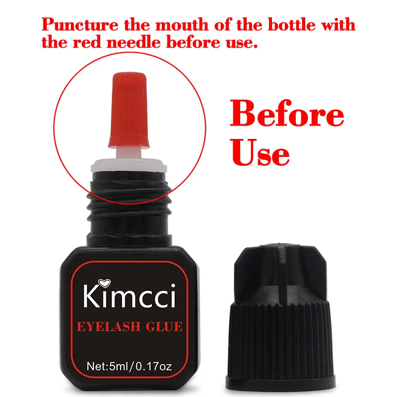 Клей для наращивания ресниц Kimcci 10 шт./лот быстросохнущий клей 1 3 секунды Pro черный