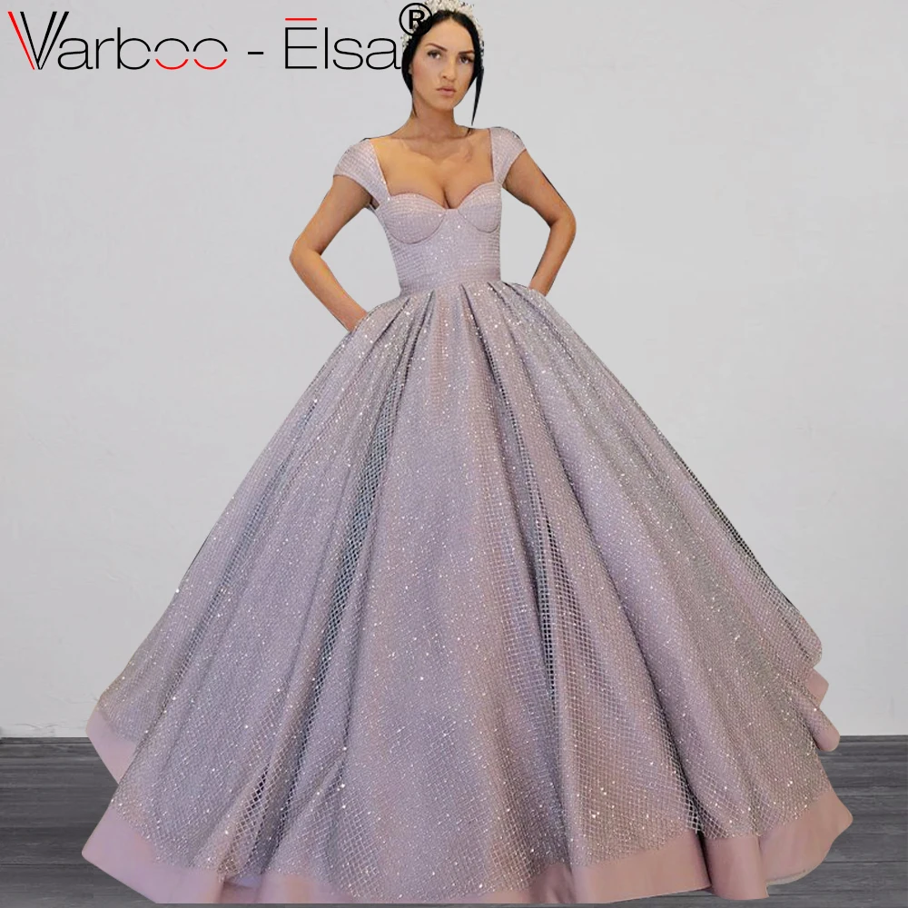 VARBOO_ELSA/длинное блестящее вечернее платье в арабском стиле элегантное бальное на