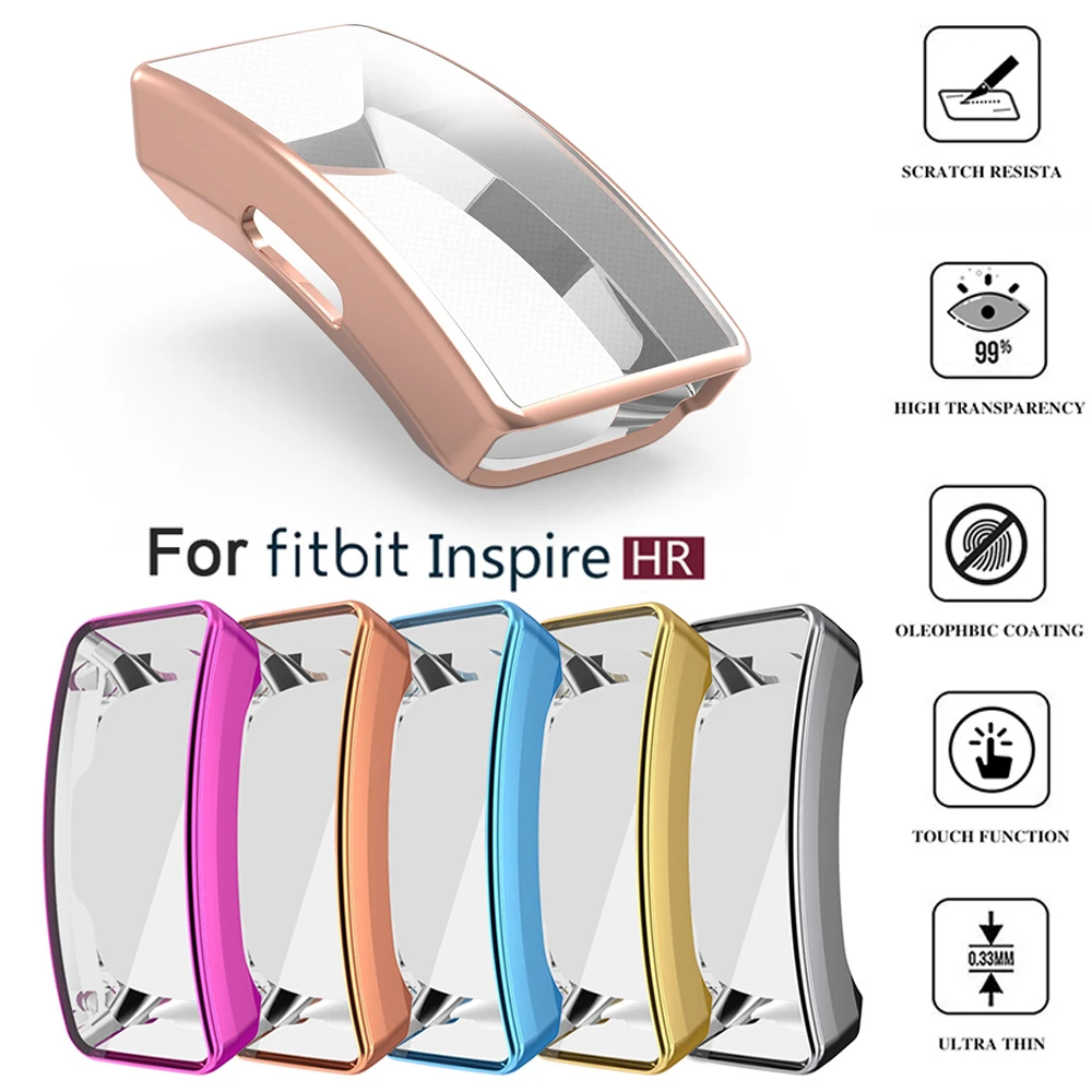 ТПУ чехол для часов Смарт браслет защитная пленка Силиконовый Fitbits Inspire & HR