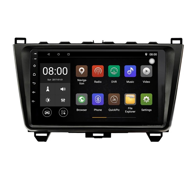 Четырехъядерный Android 9 1 1G RAM автомобильный радиоприемник для mazda 6 2008-2011 с GPS
