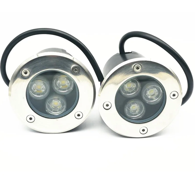 DHL Бесплатная доставка водонепроницаемый светодиодный светильник 3 Вт 9 степень