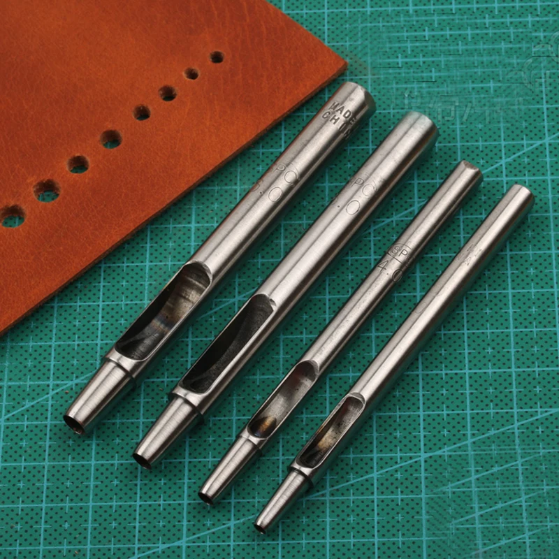 

good quality Leather work crafts art Belt strap punch hole tools 3mm 4mm 5mm 6mm