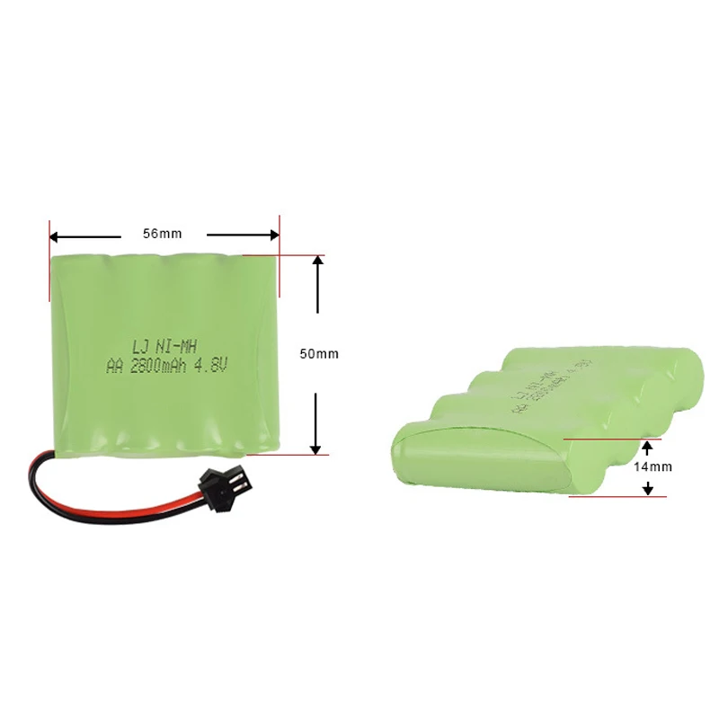 Аккумуляторная батарея 4 8 v 2800mah AA Ni-MH M сверхвысокая емкость обновленная