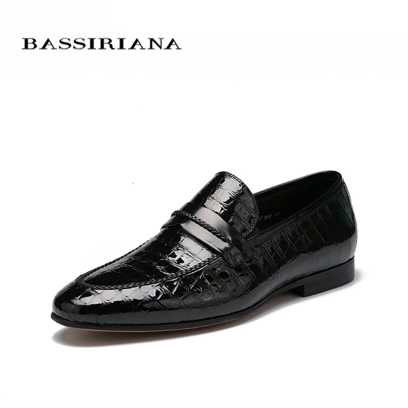 Мужской обуви Весна 2017 Новая модель обувь Из Натуральной кожи Черного 39-45