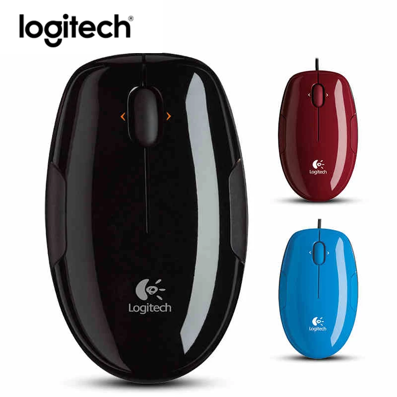 Logitech LS1 Проводная мышь usb для ноутбука ПК лазерная перезаряжаемая Удобная