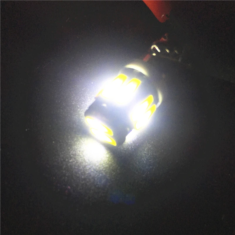 Супер яркий EBSX! 100 шт./лот T10 7014 10 SMD 7020 W5W светодиодов дверные фонари 12 В приборные