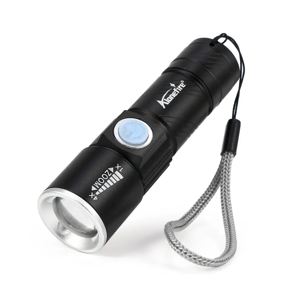 Тактический фонарик AoneFire X200 перезаряжаемый мощный светодиодный фонарь с мини