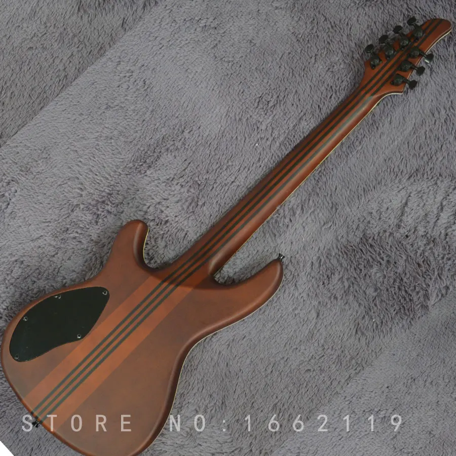 Фабрика на заказ Mayones 7 струн электрогитара с эбеновым грифом шеи через тело клен Топ музыкальный инструмент