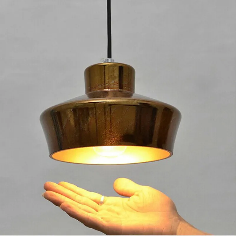 

Nordic Glass Dining Room Pendant Lights Scrap Metal Glass Lamp Bar Decoration Living Room Light Free Shipping