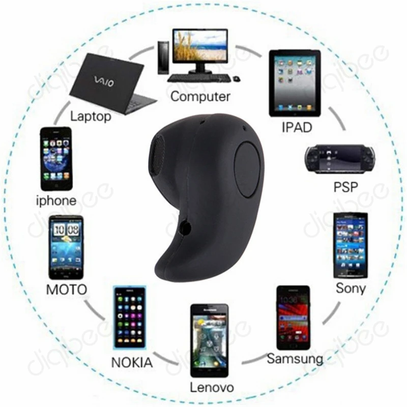 Super Mini Bluetooth Earphone 4.0 Wireless Headset Micro Earpiece with Microphone for iPhone X Samsung Fone de ouvido 5631 | Электроника