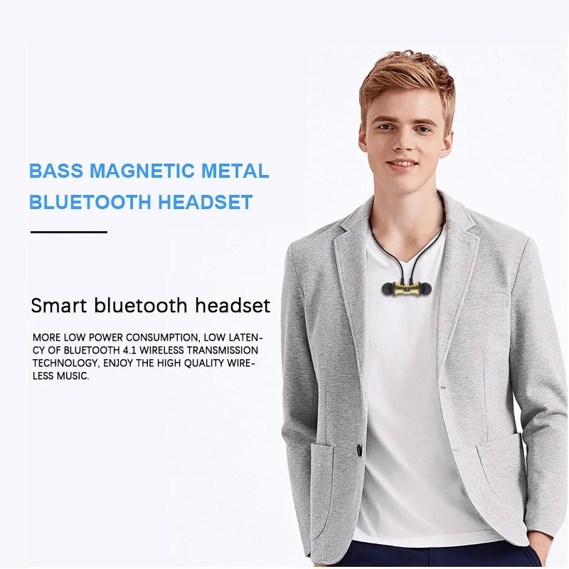 Bluetooth наушники беспроводные наушники стерео спортивные наушники с гарнитура Bluetooth с микрофоном для iPhone Xiaomi samsung