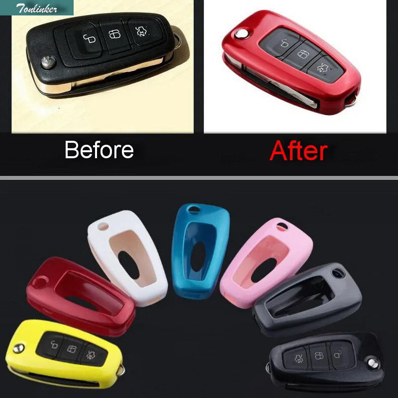 Tonlinker 1 шт. DIY автомобильный стиль ABS краска Автомобильный ключ