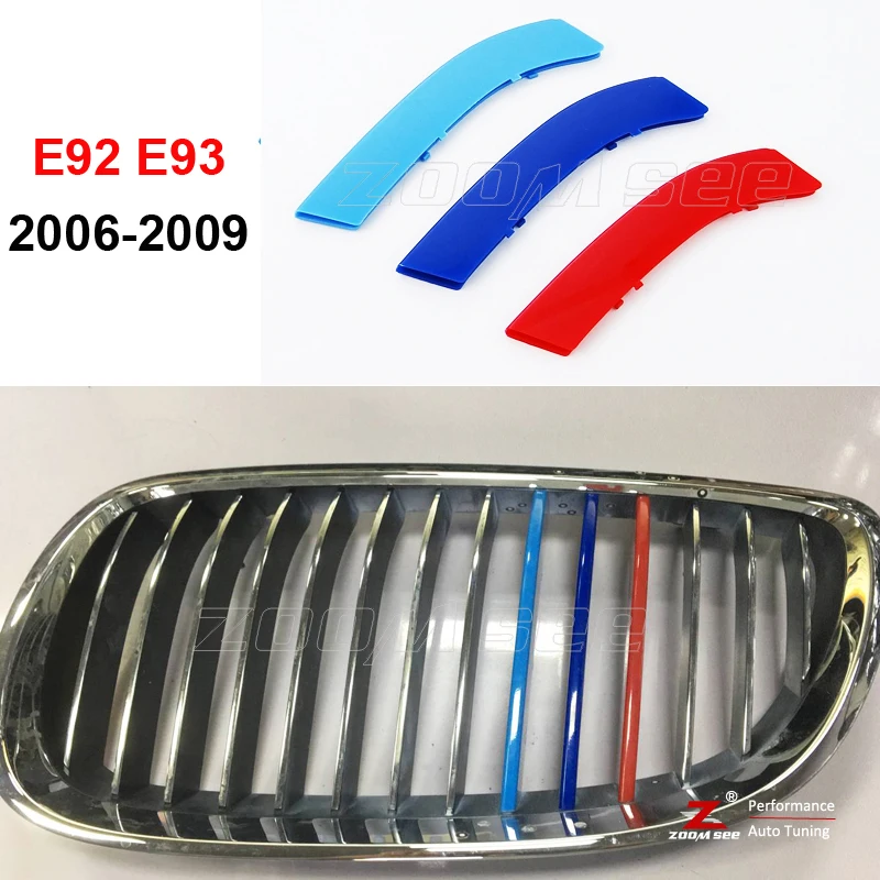 Для 2006 2009 BMW 3 серии E92 E93 Coupe Кабриолет 3D M автомобильный передний гриль отделка