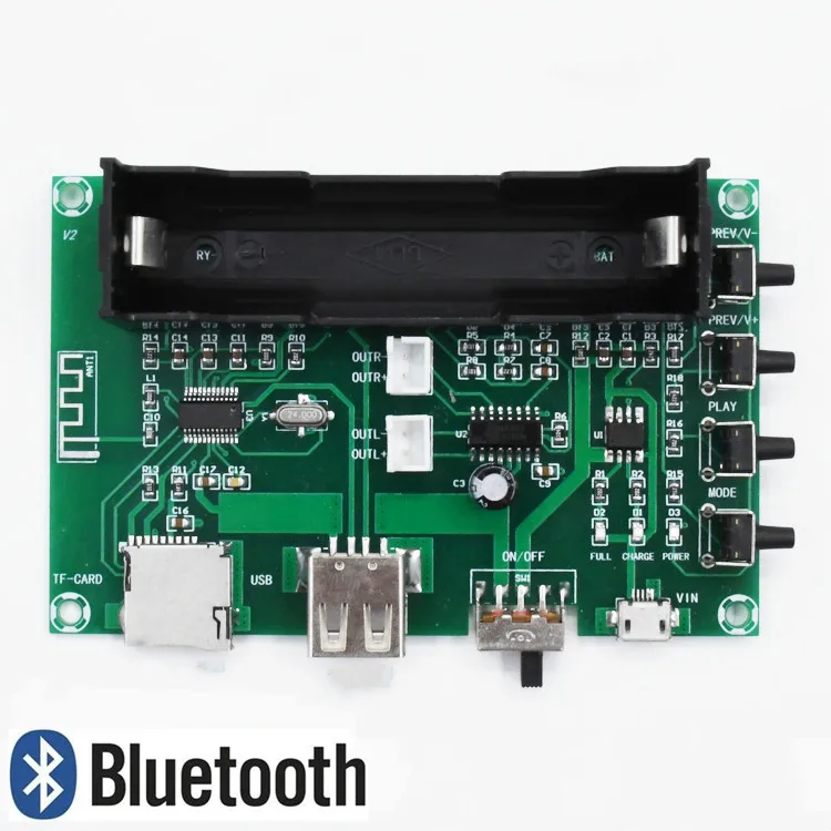 5 Вт + PAM8403 Bluetooth цифровая литиевая батарея мощность HIFI усилитель готовая плата для