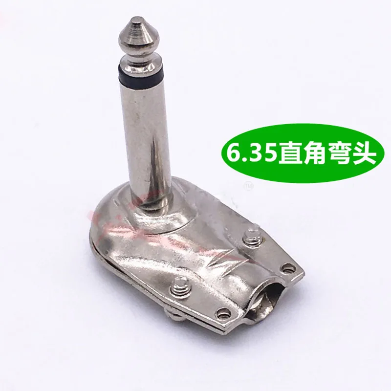 10 шт./партия прямоугольный одноканальный звуковой гитарный штекер угол 90