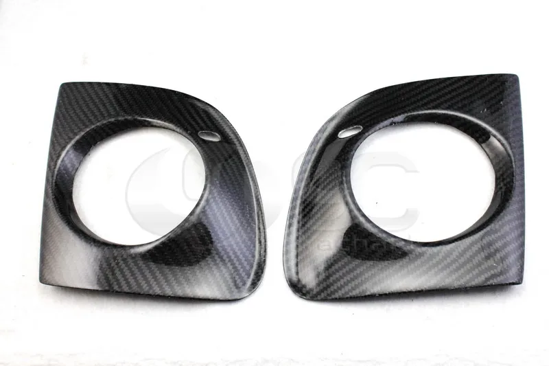 Car-Styling Carbon Fiber CF Front Fog Lights Cover Fit For 2008-2012 Mitsubishi Lancer Evolution EVO X 10 Covers | Автомобили и