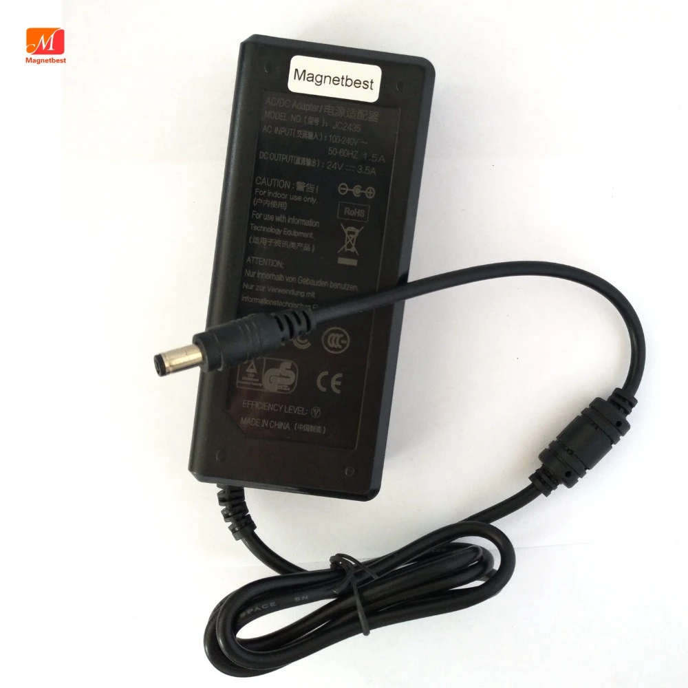 24В 3.5A 84 Вт AC DC адаптер зарядное устройство для 5050 3528 LED свет CCTV 24V3. 5A переключатель