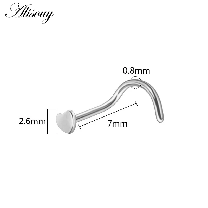 Alisouy 18style Steel Labret Stud Ring Circular Bead Rings Eyebrow Tongue Nose Hoop Piercing Ear Cartilage Tragus Jewelry 20G | Ювелирные