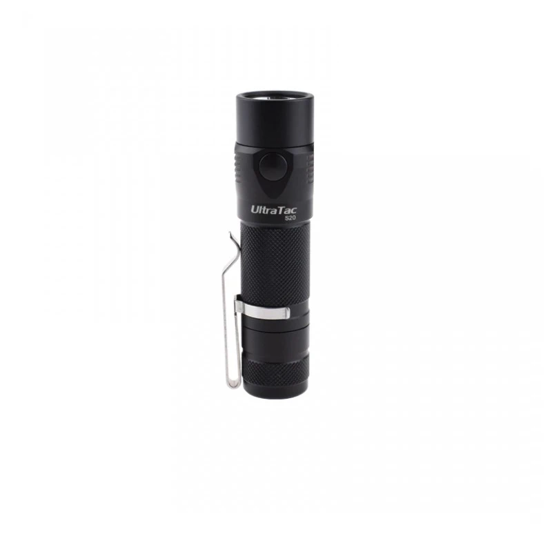 Фонарик UltraTac S20 CREE перезаряжаемый карманный фонарик с 4 режимами 1100 люмен