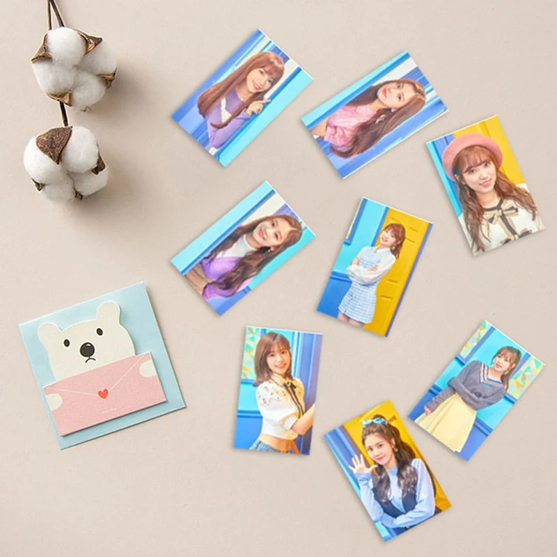 30 шт./компл. KPOP IZONE девушки команда альбом En Rose фото карты ПВХ карты самодельные ломо карты фотокарты