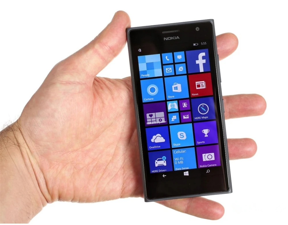 Разблокированный телефон Nokia Lumia 735 четырехъядерный 4,7 дюйма 1 ГБ ОЗУ 8 Гб ПЗУ LTE 4G 6,7 МП камера microsoft Windows телефон