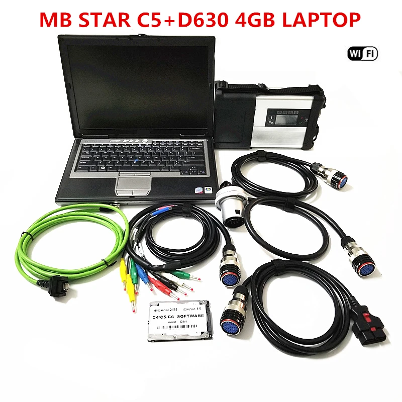 2020 Звездный диагностический инструмент MB star C5 sd connect и D630 4 Гб ноутбук с 2019 12 полным