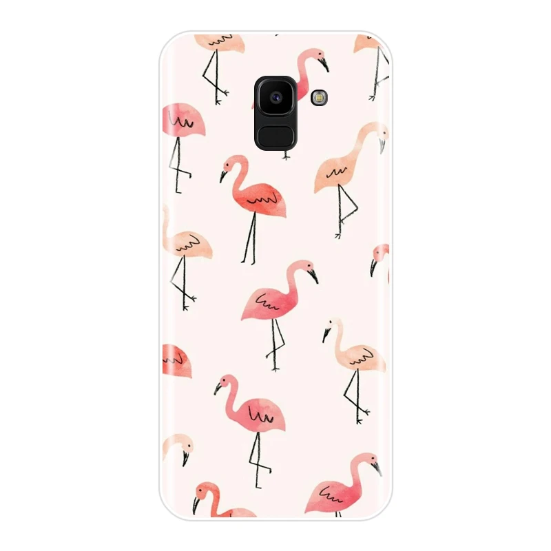 Модный чехол для телефона с фламинго Samsung Galaxy J3 J5 J7 2016 2017 2018 J4 J6 J8 Plus J2 Prime
