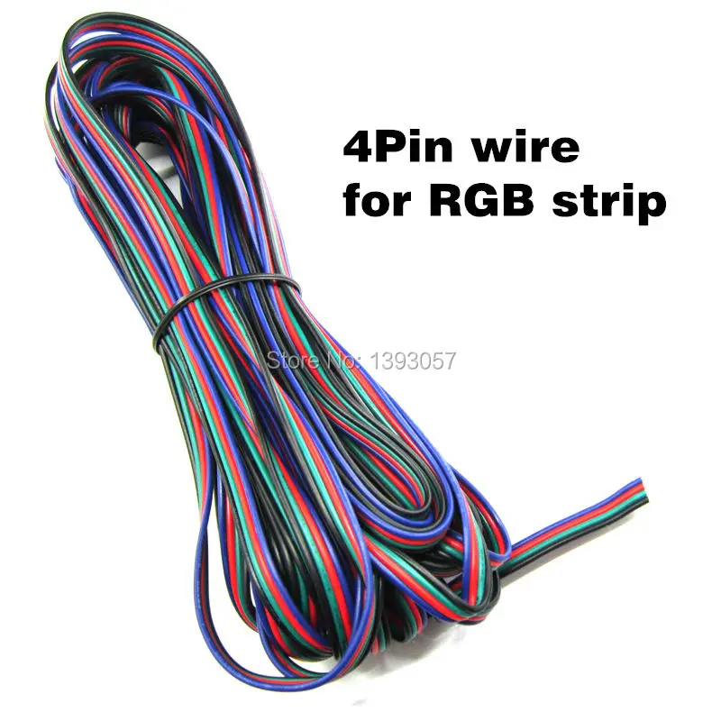 20 метров 18AWG 20AWG 22AWG Электрический Удлинительный провод 2Pin 3Pin 4Pin 5Pin для одного