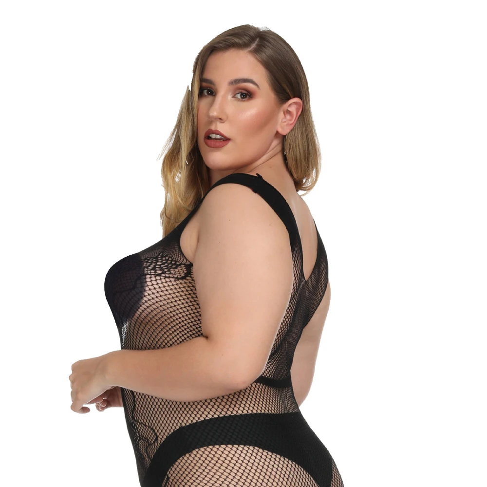 Сексуальное женское белье babydoll Кружевное боди с вырезом сексуальное плюс размер