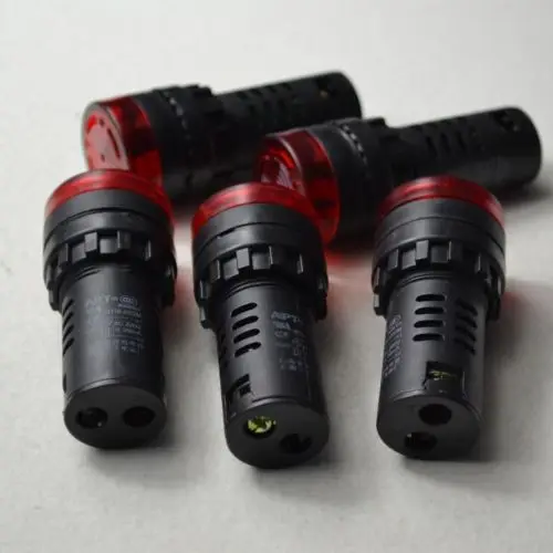 5 шт. светодиодные индикаторы DC 12 В 24 36 AC220 в 22 мм|led stern light|led light vehicleled 3w |