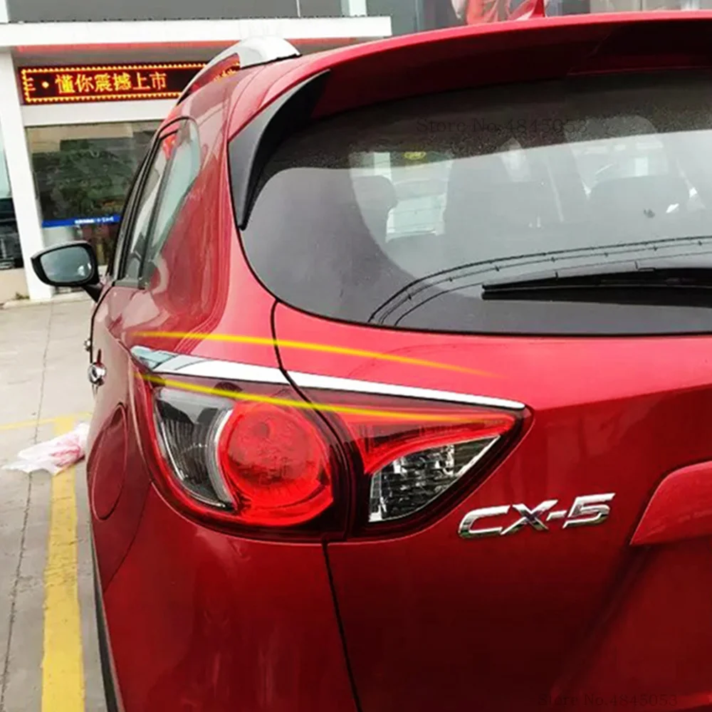 Для Mazda CX 5 CX5 2017 2018 2019 авто часть ABS хромированный внешний задний светильник фонарь