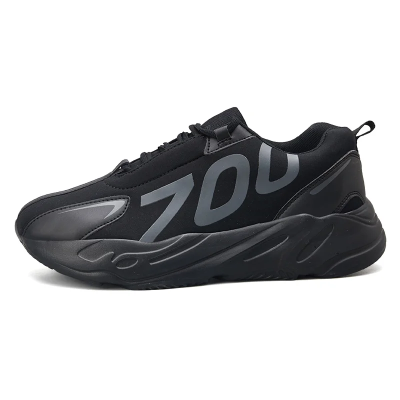 Официальный Классический мужской подлинный Air Cushion Ultra Run Dad Sneaker Triple S Ins Спорт на открытом воздухе 700 Cali Boost Sta обувь - Цвет: Черный