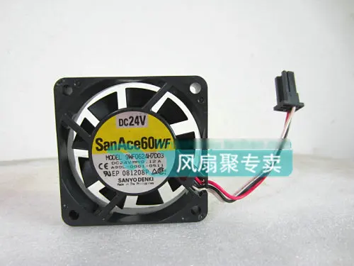 Оригинальный вентилятор охлаждения Fanuc Sanyo 9WF0624H7D03 6015 24V0.12A A90L 0001 0511|24v cooling fan|fan