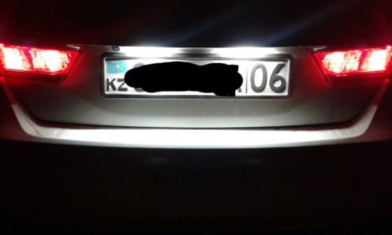 2 шт. 18SMD Автомобильные светодиодные лампы для номерного знака Toyota Yaris/Vitz Camry Corolla