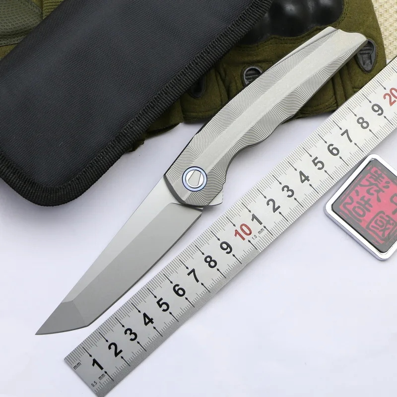 Складной нож TIGEND RUS RFT MRBS D2 лезвие с титановой ручкой тактические охотничьи ножи