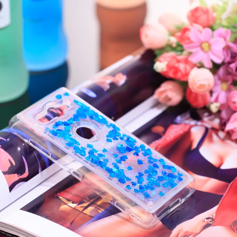 Чехол для Sony Xperia XZ2 задняя крышка компактный чехол блестящий прозрачный