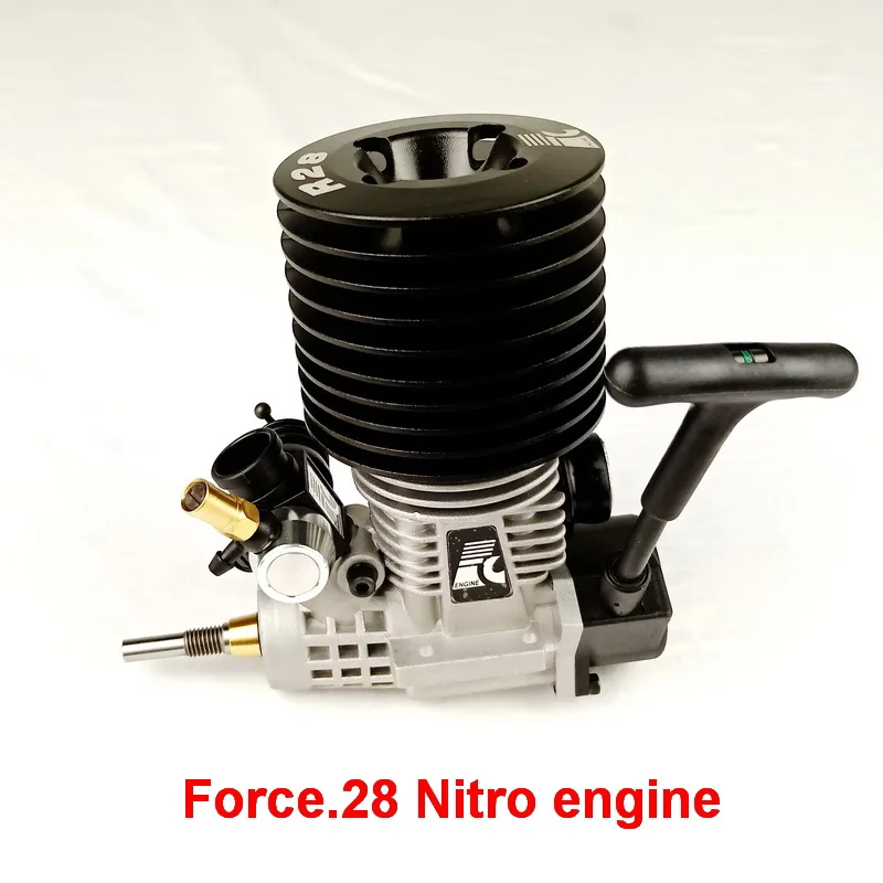 Vrx P0006 Force 28 двигатель 4.65CC Тяговый стартер черный RC 1/8 Nitro автомобиль внедорожник