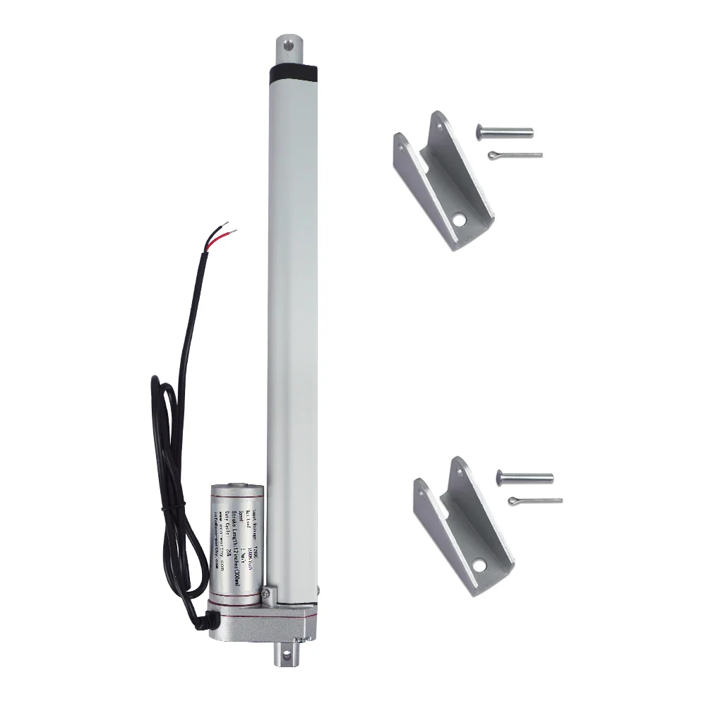 300mm Stroke 12V DC electric motor linear actuator solar tracker 1500N=150KG load 5.7mm/sec for sofa bed|tracker animals|actuator lockactuator |