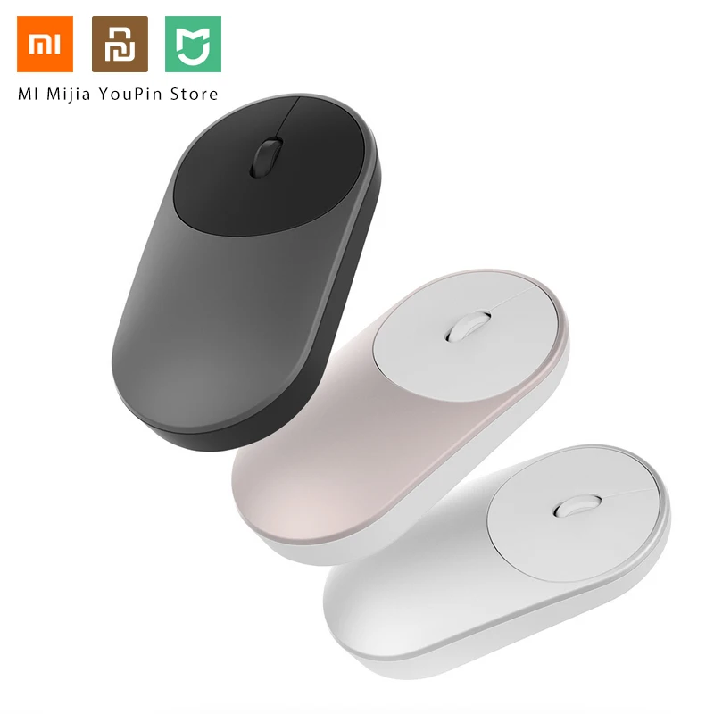 Оригинальный Xiaomi Mouse портативный беспроводной в наличии Mi 2 4 GHz Оптический Bluetooth 0