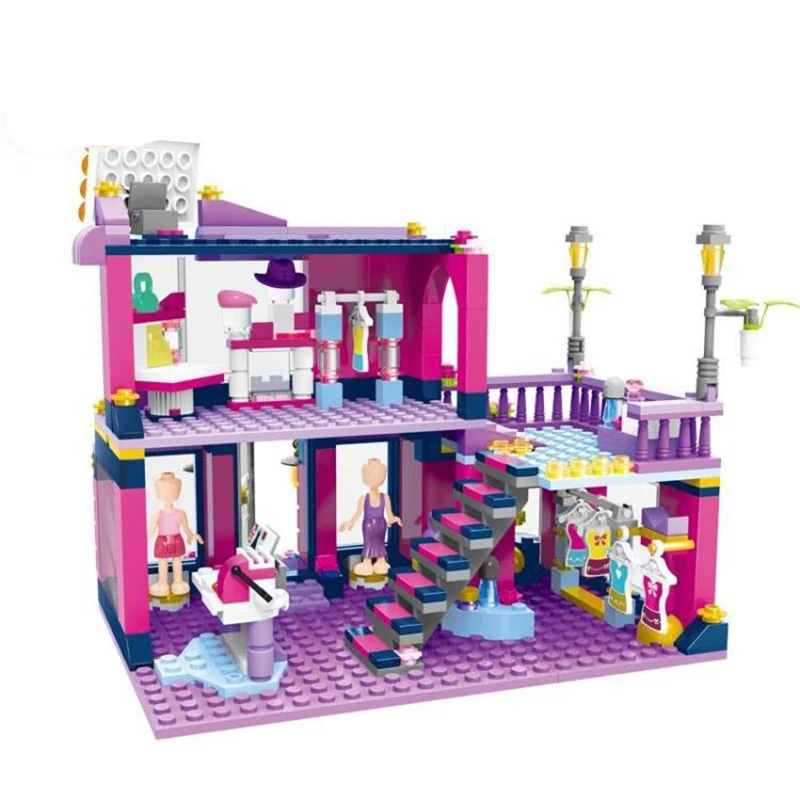 ENLIGHTEN 2005/2006 beauty Fashion Shop строительные блоки кубики принцесса Обучающие девочки